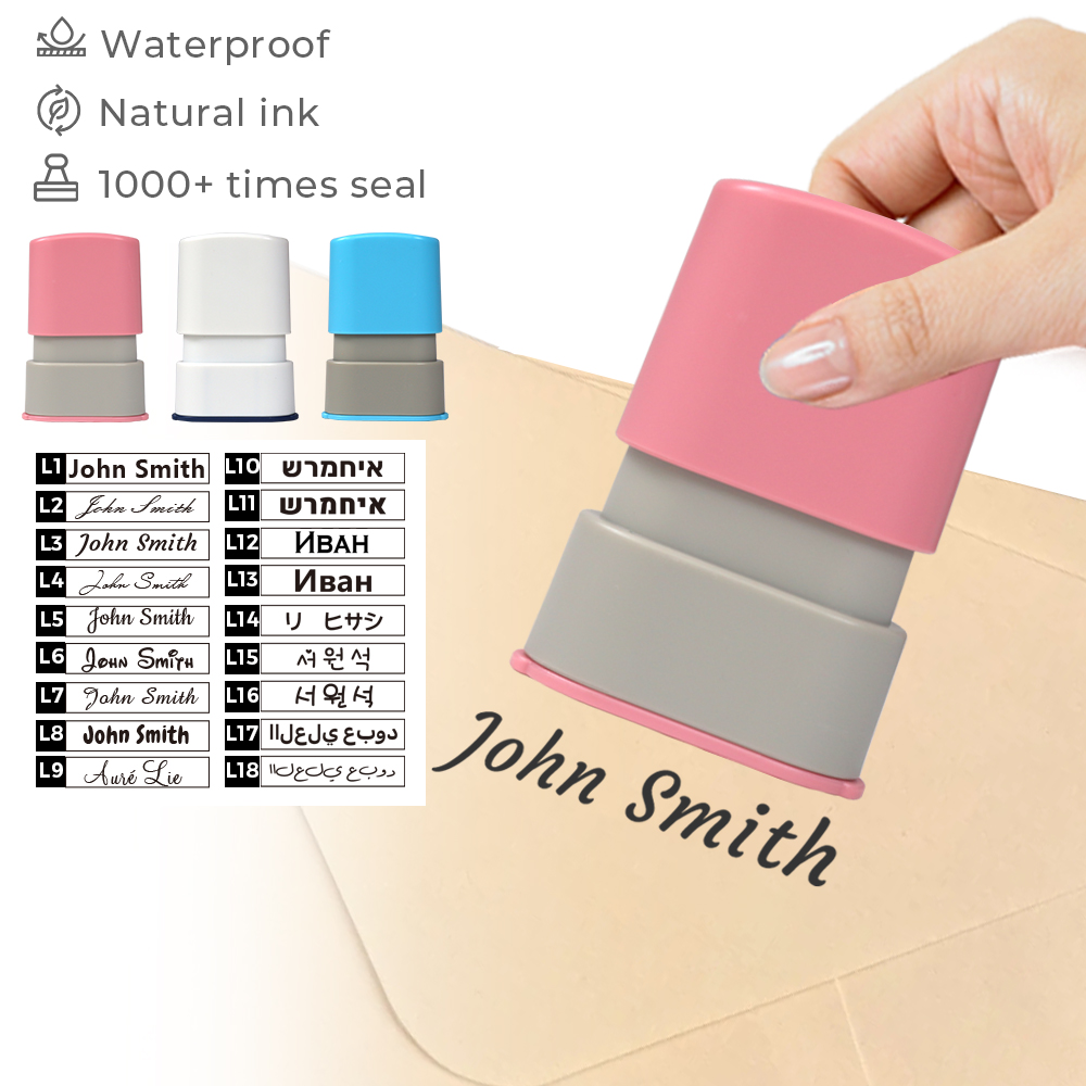 Rubber Date Stamp - 1 шт. Персонализированный именной штамп для