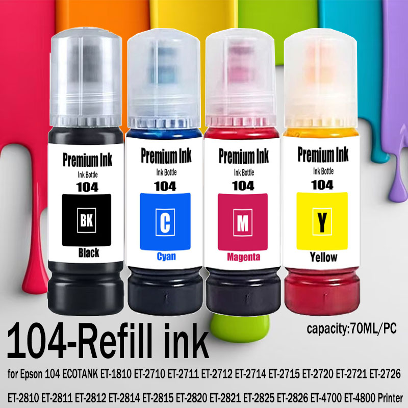 Fountain Pen Bottled Ink - 104 премиальных цветных совместимых чернил на