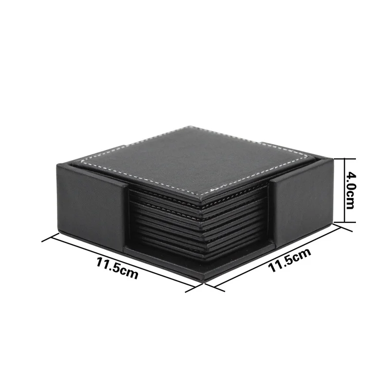 6 шт./комплект, кожаные подста – обзор и цена Leather Desk Pad
