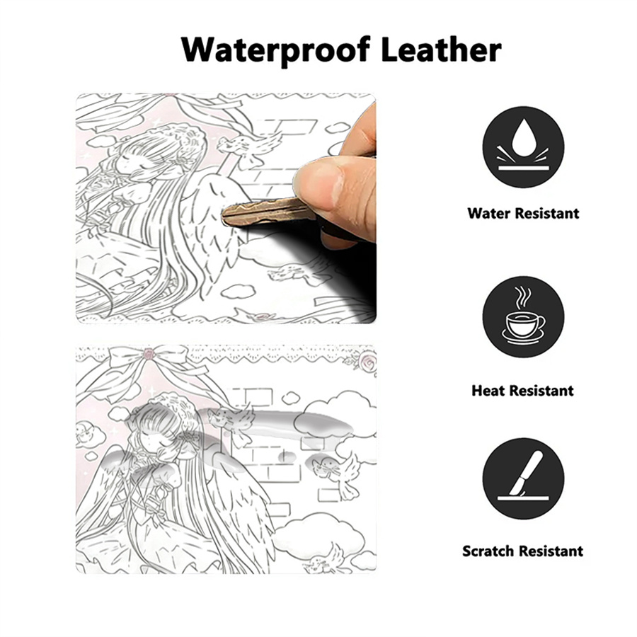 Кожаный коврик для мыши, насто – обзор и цена Leather Desk Pad